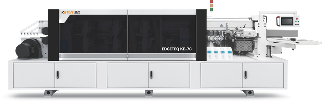 Full Automatic Woodworking Edge Banding Machine PVC MDF Cabinet Furniture Edge Bander EDGETEQ KE-7C EDGE BANDER