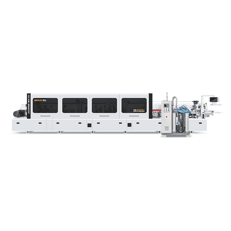 Special edge banding machine for aluminum honeycomb crawler conveyor
