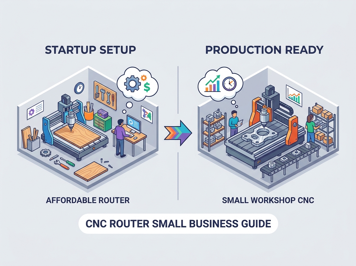 CNC Router Machine for Small Business Workshop